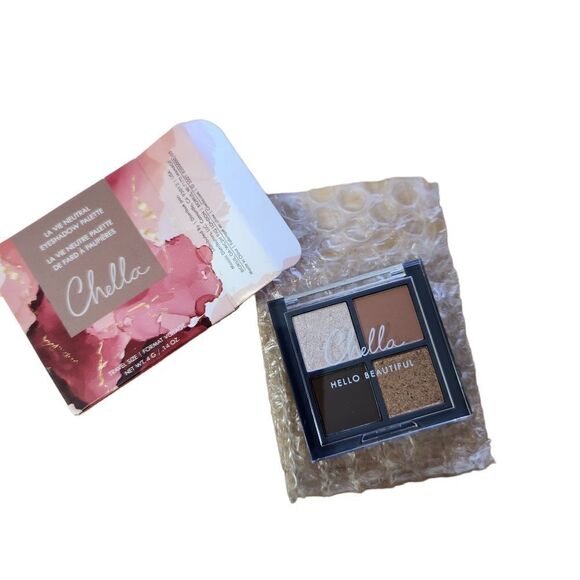 Chella Travel Size Eyeshadow Palette Matte and Pearl Eyeshadow - Picture 1 of 6